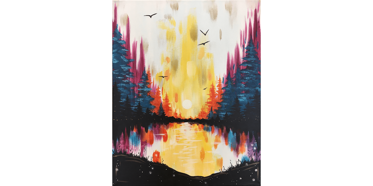 Prismatic Pines - Paint and Sip in Sacramento | Classpop!\u2122