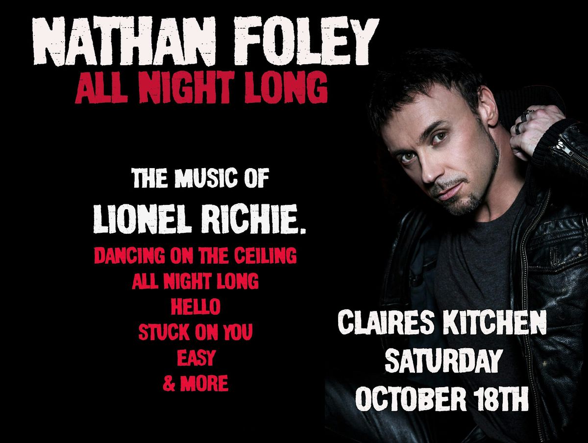 Claire's Petit Cabaret presents NATHAN FOLEY