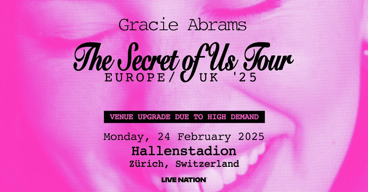 Gracie Abrams : The Secret of Us Tour - Z\u00fcrich Hallenstadion