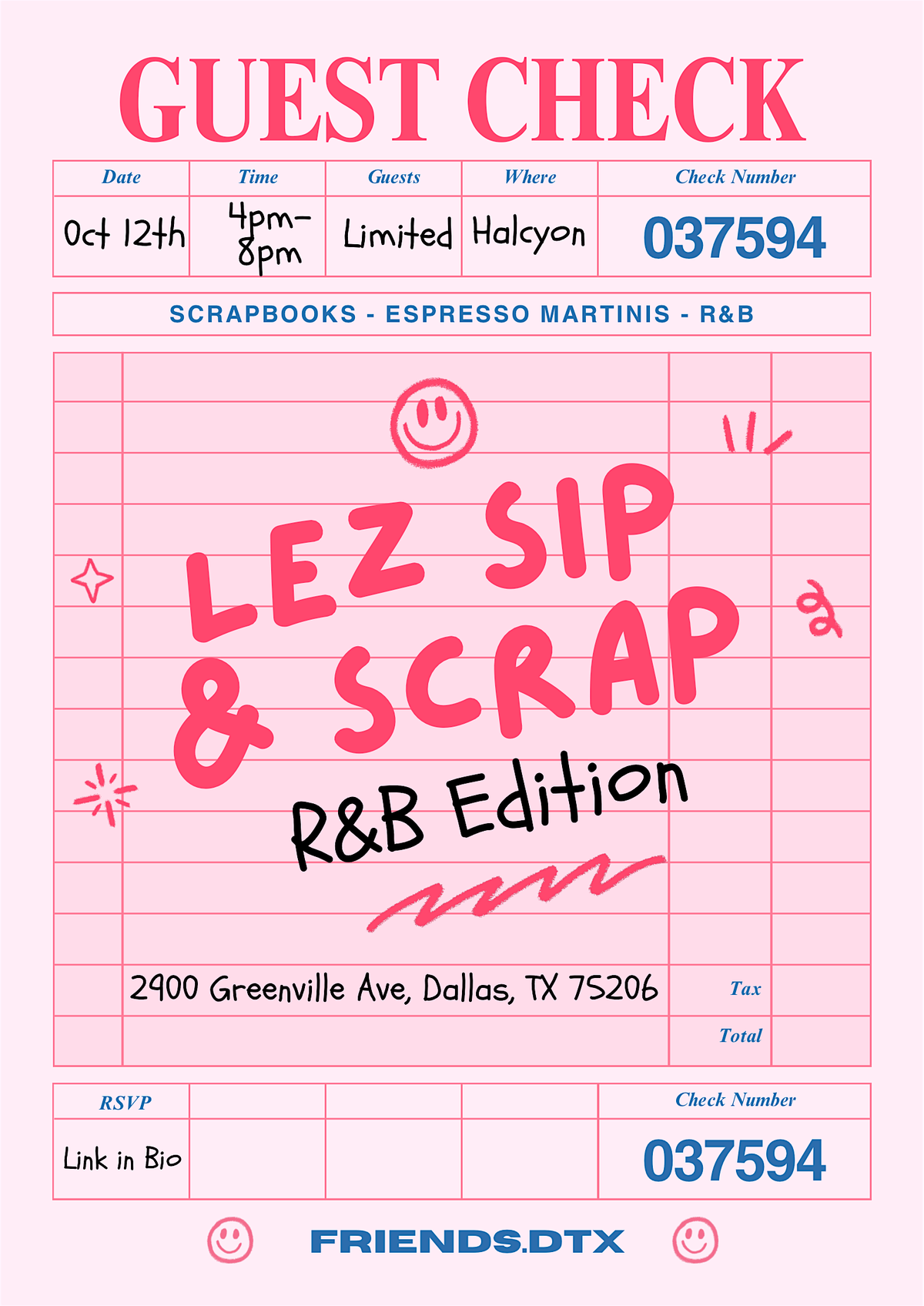 Lez Sip & Scrap: R&B Edition