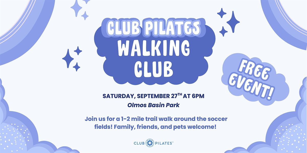 Club Pilates Walking Club \u2728 1-2 Mile Trail Walk