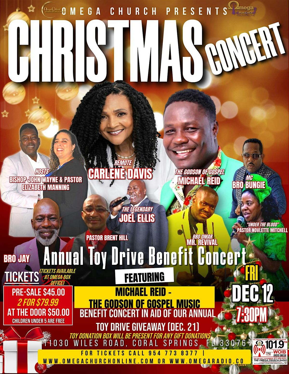 Omega Christmas Benefit Concert