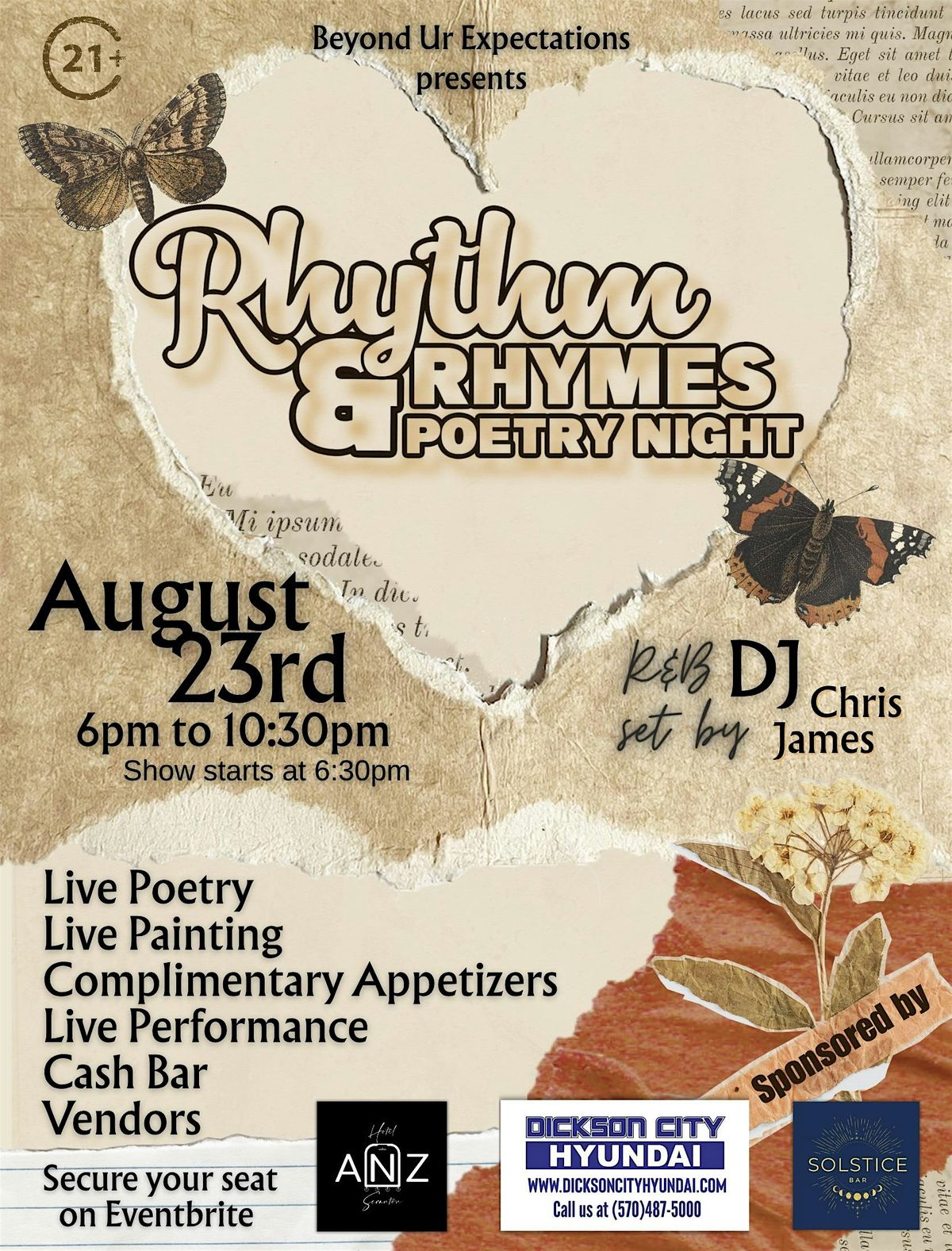 Rhythm & Rhymes Poetry Night