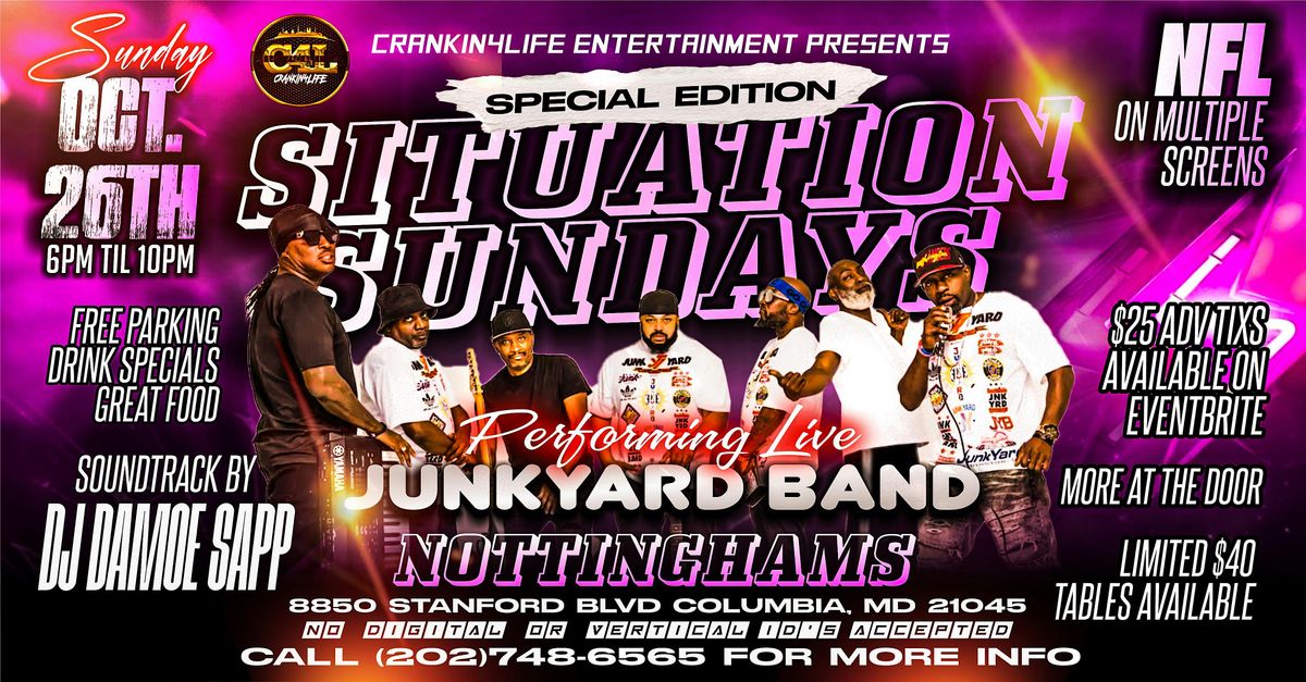 SITUATION SUNDAYS - JUNKYARD BAND