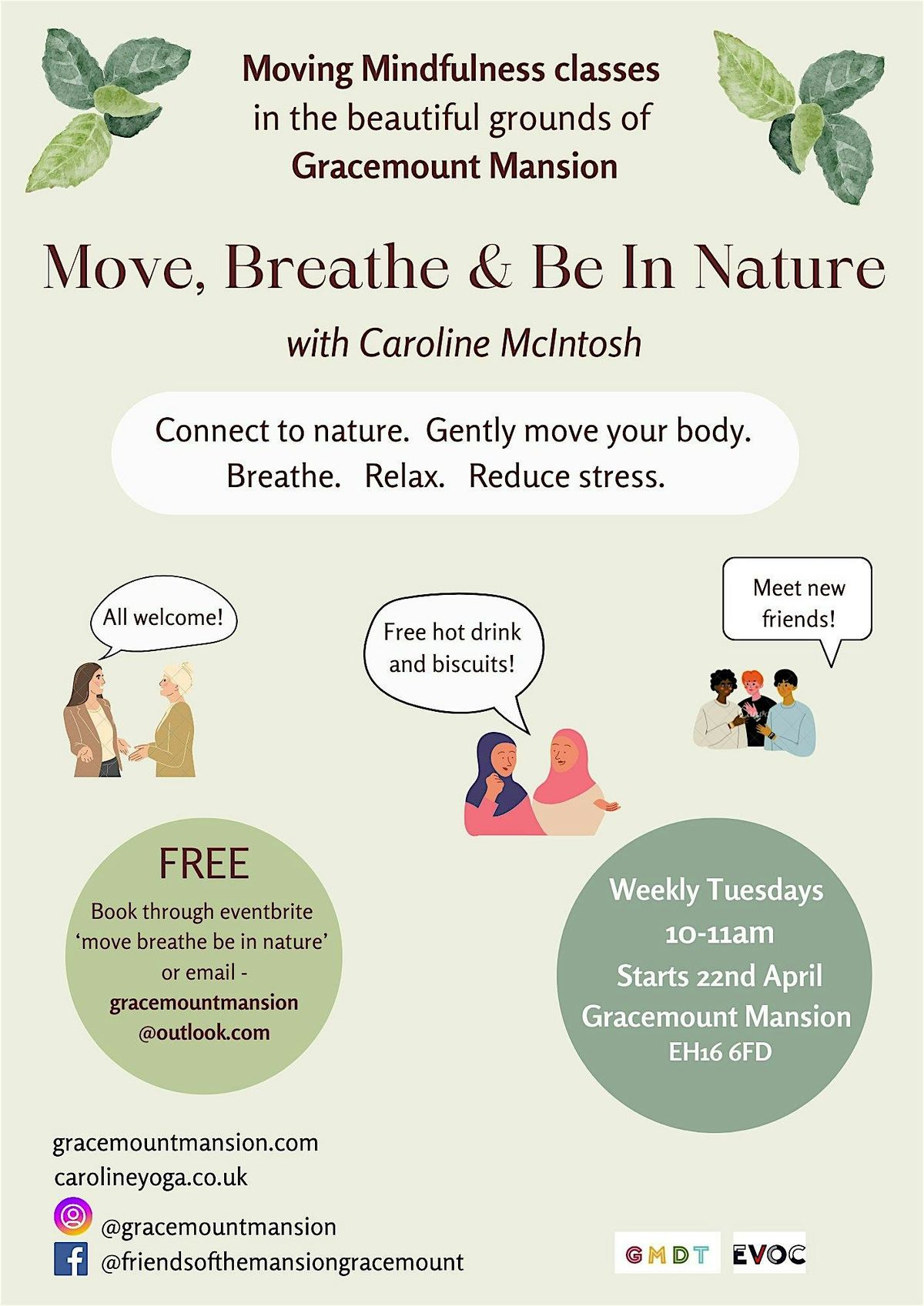 Move, Breathe & Be in Nature - weekly nature mindfulness