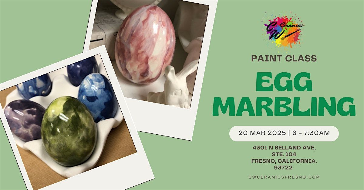 Paint Class: Egg Marbling