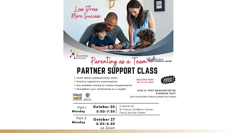 Partner Support: Parenting is easier when you are on the same page
