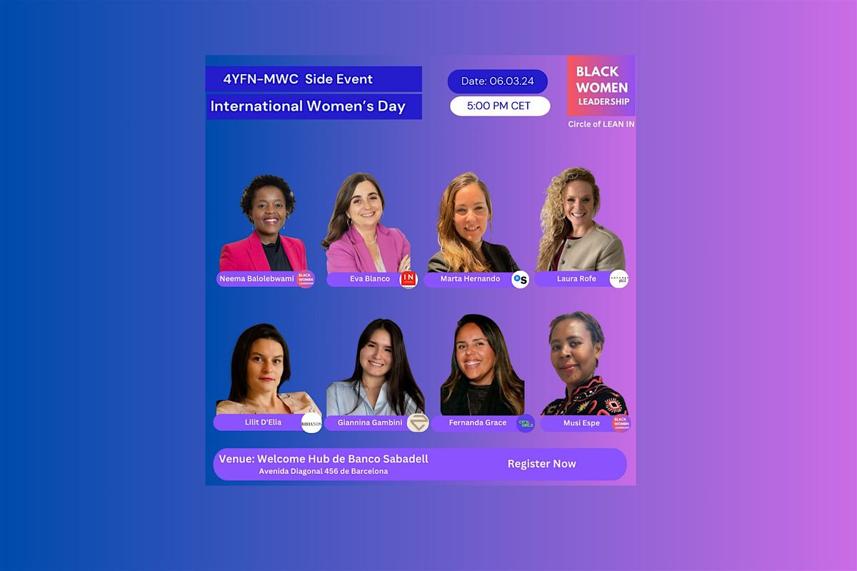 4YFN-MWC  Side Event: International Women\u2019s Day