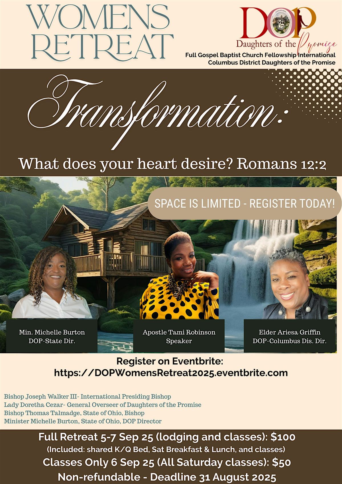Columbus District DOP - Women's Retreat 2025