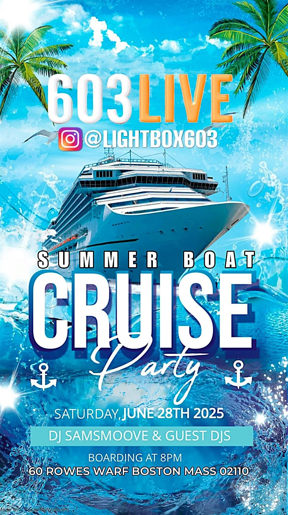 603 Live & The Light Box Summer Boat Cruise Party