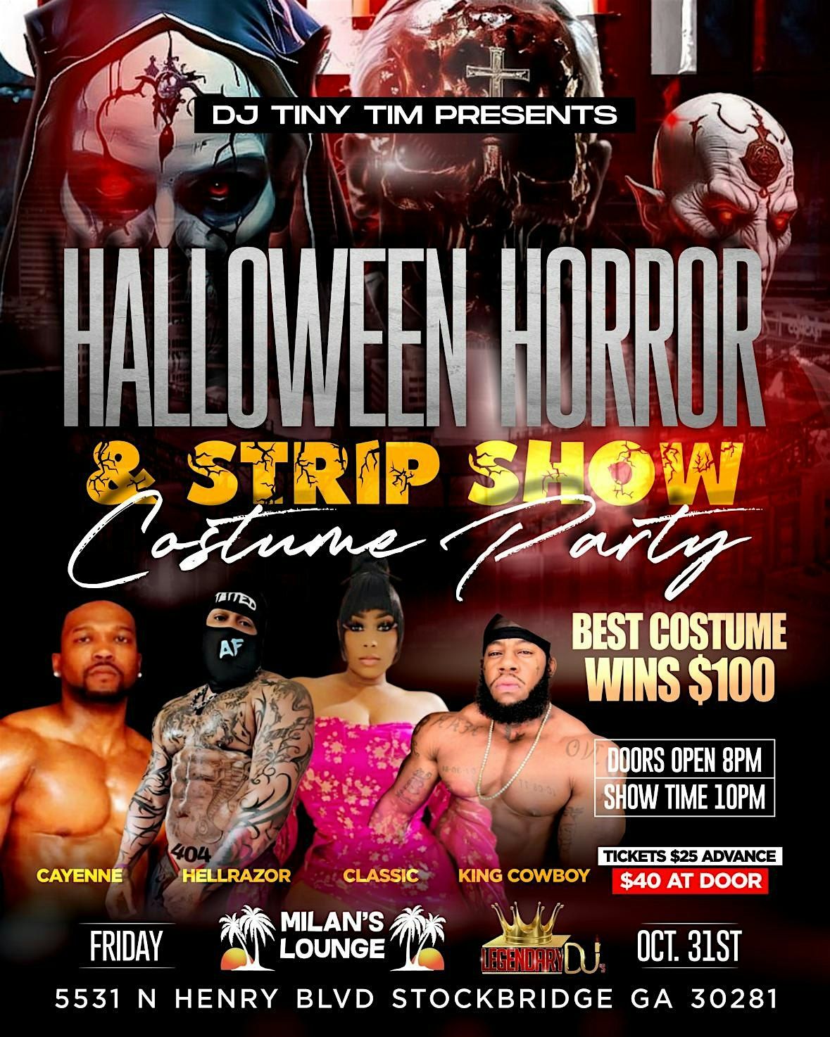 Halloween Horror Strip Show