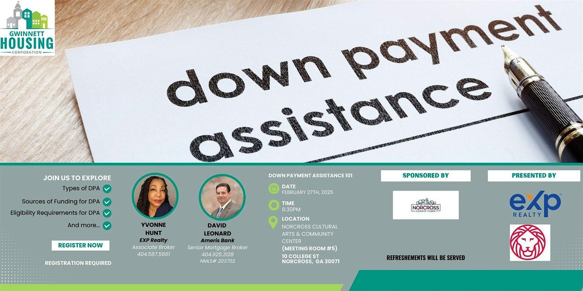 GHC Presents Down Payment Assistance 101