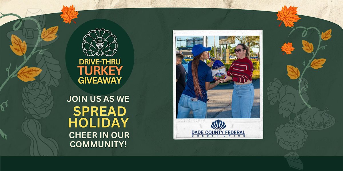 Drive-Thru Turkey Giveaway: Spreading Holiday Cheer in Homestead, FL!
