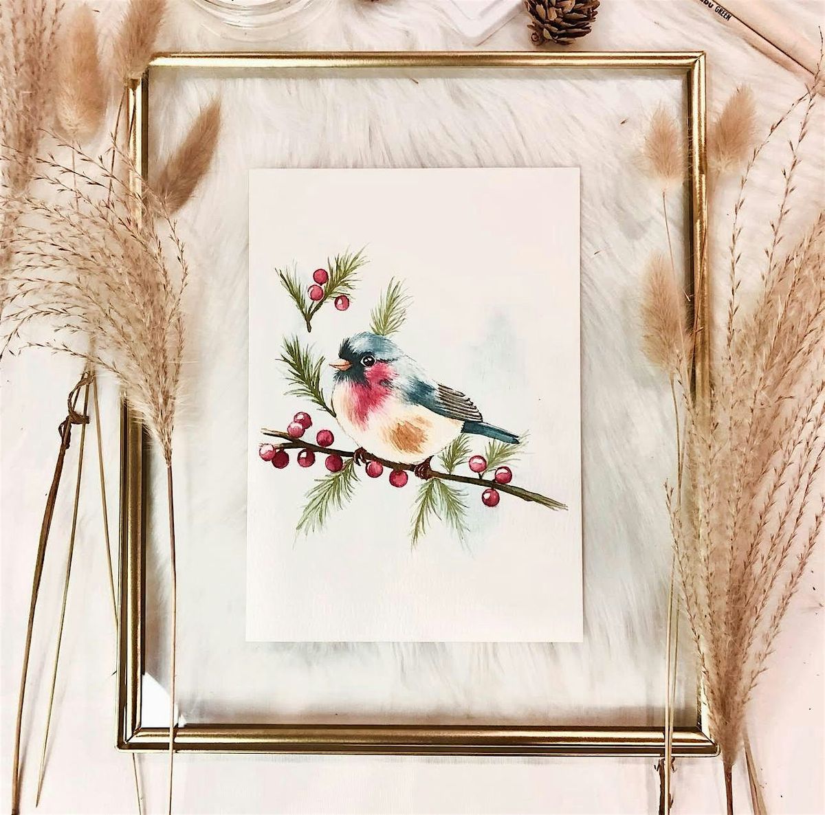 Adult Watercolour Workshop (Snow Bird)