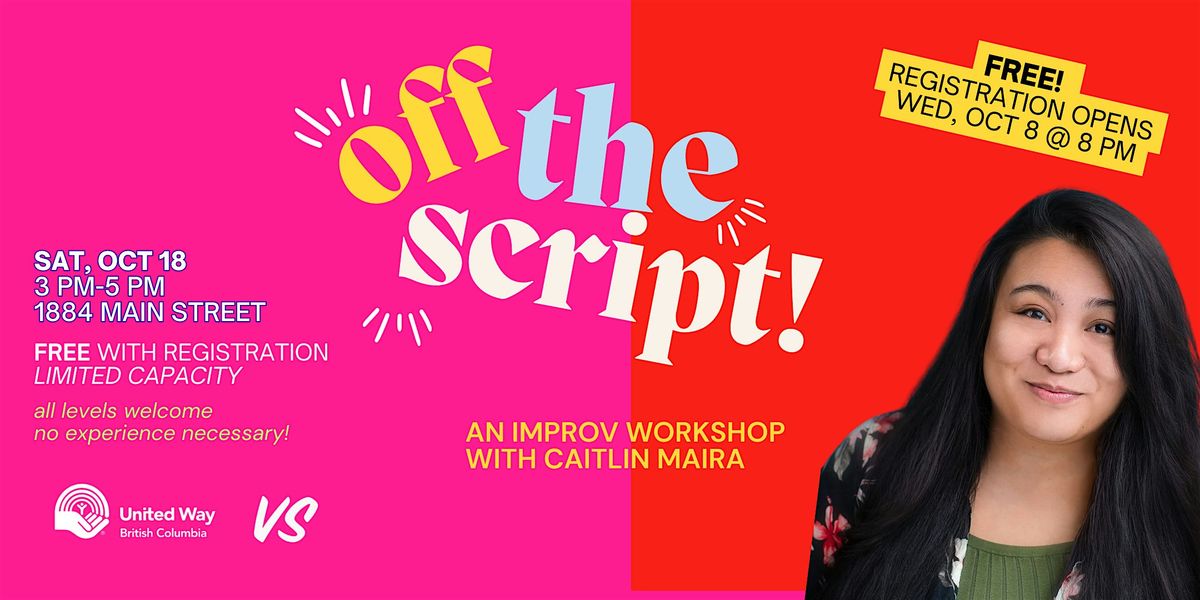 Off the Script: An Improv Workshop with Caitlin Maira