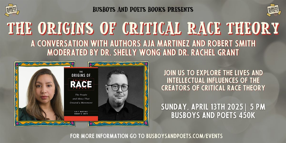 THE ORIGINS OF CRITICAL RACE THEORY | Busboys and Poets Books Presentation