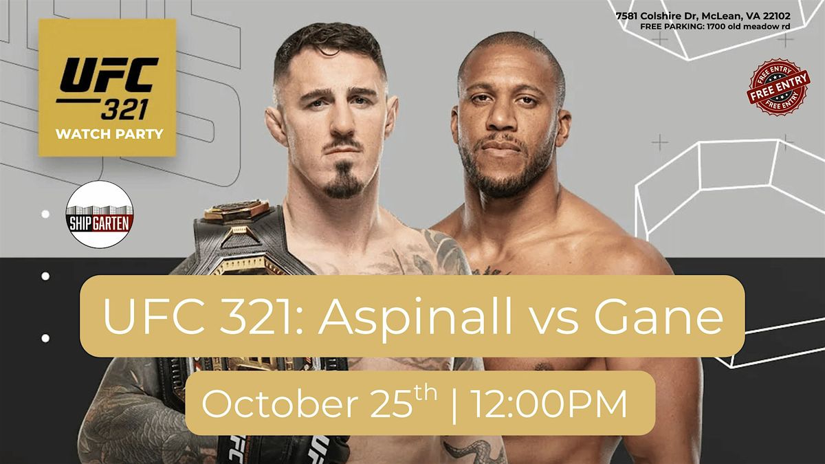 UFC 321: Aspinall vs Gane