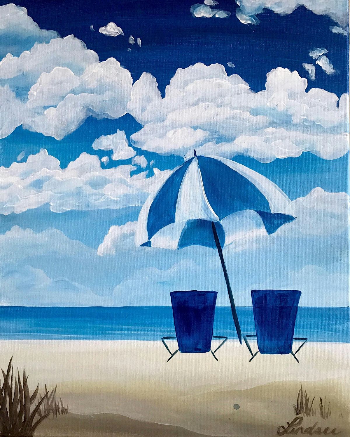 Toledo Paint and Sip Party - Beach Chairs