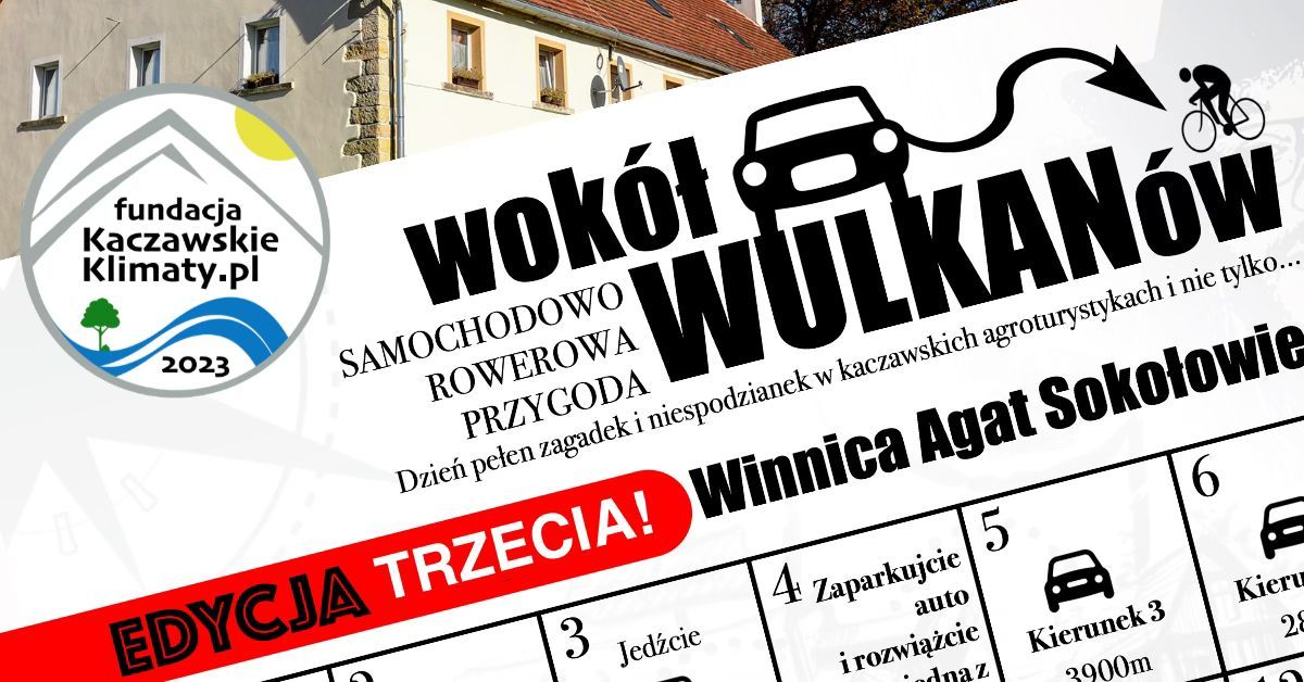 Edycja trzecia - Wok\u00f3\u0142 Wulkan\u00f3w - Przygoda Samochodowo Rowerowa