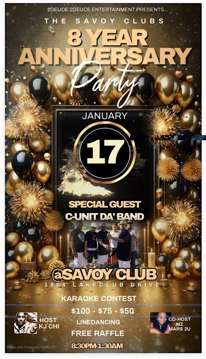 The Savoy Club 8th Anniversary Celebration Karaoke Party