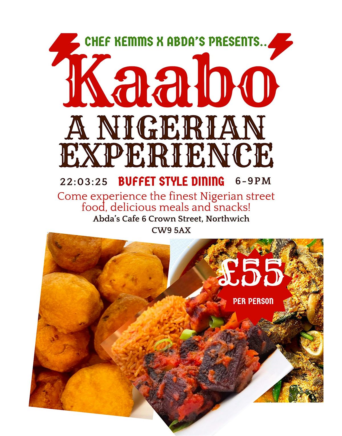 KAABO (A Nigerian Food Experience)