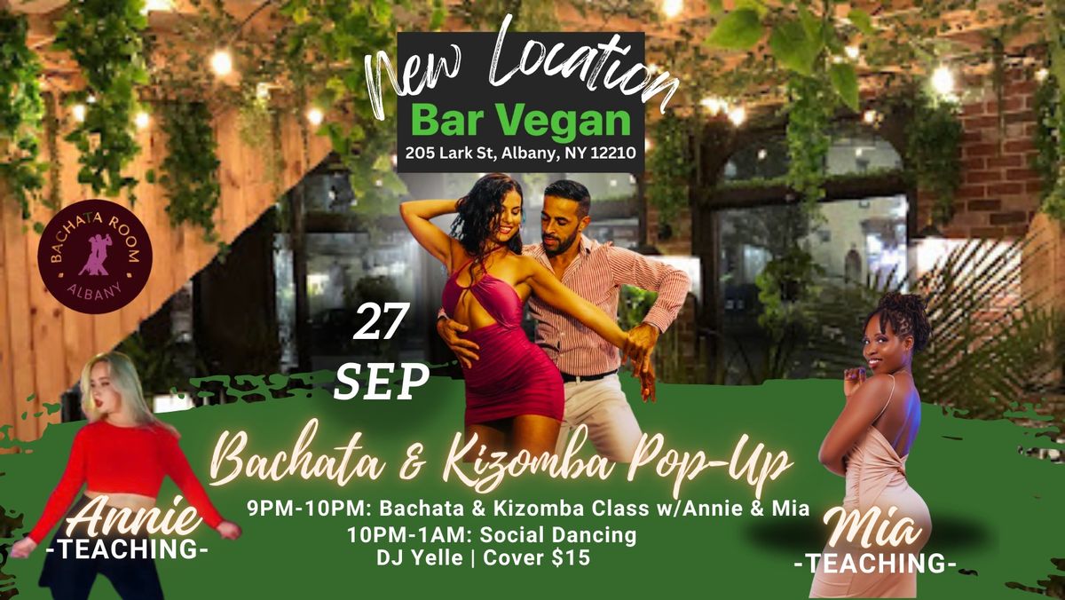 Bachata & Kizomba Pop-Up at Bar Vegan!