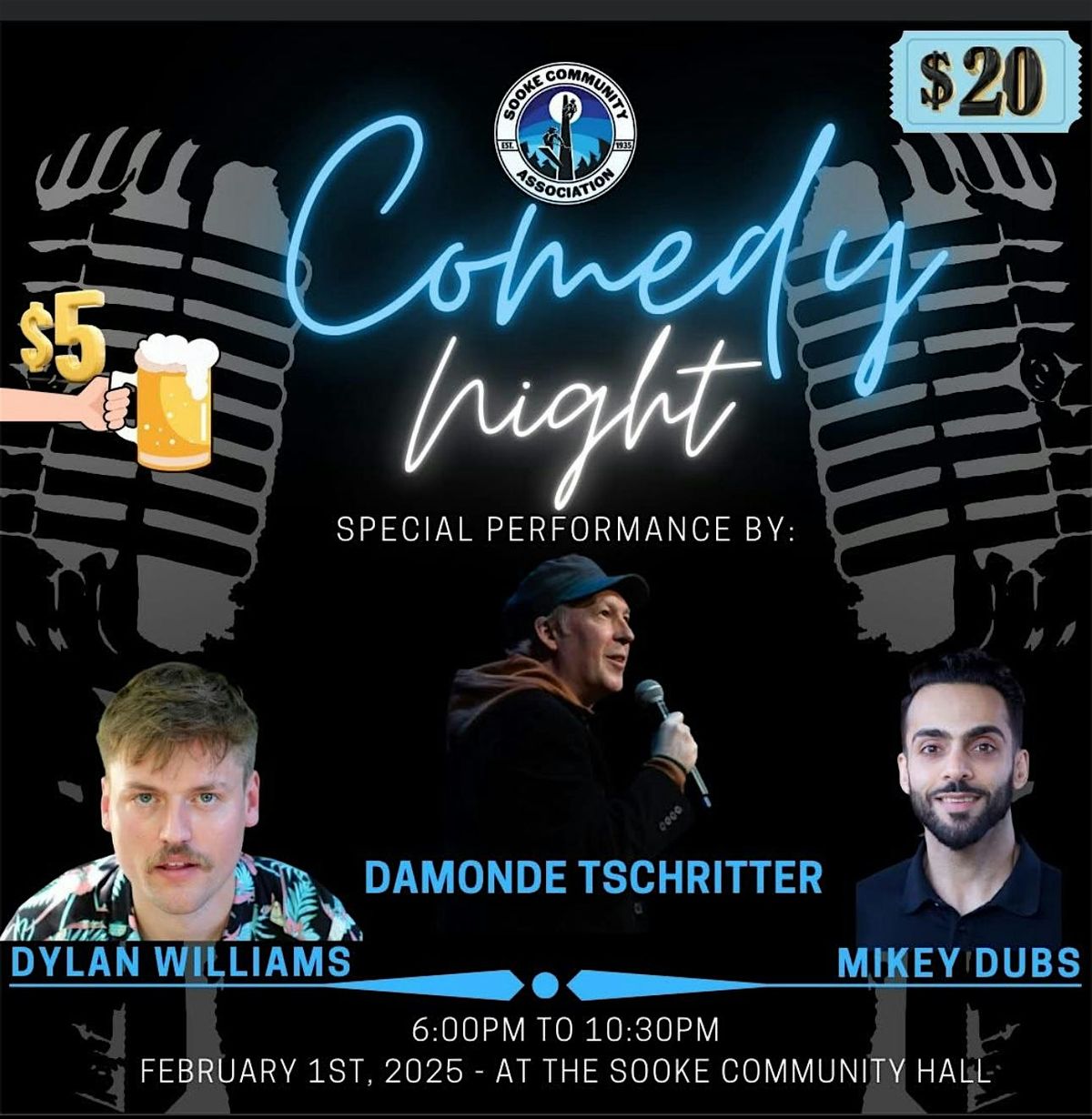 Sooke community association comedy night