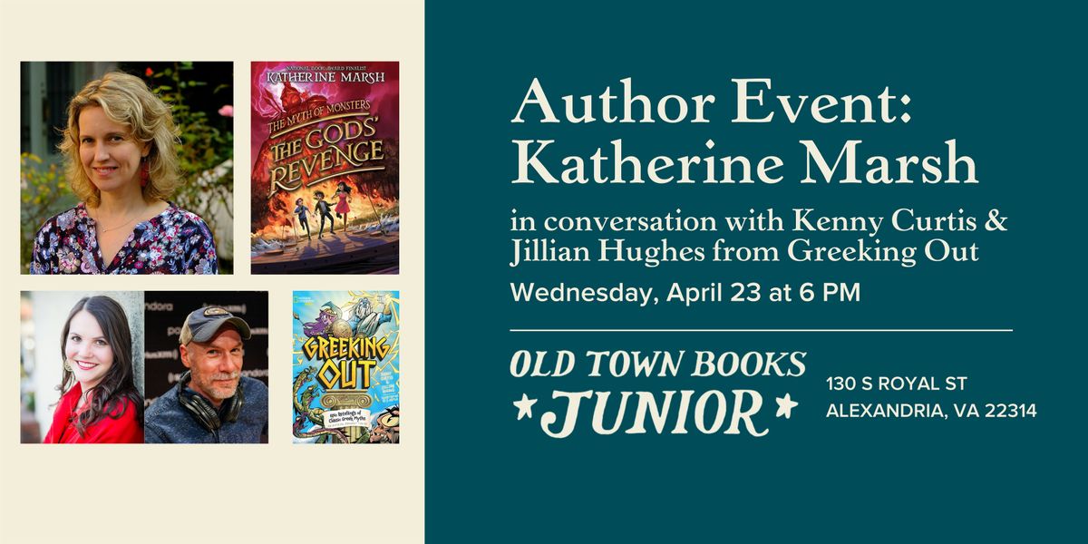 Author Event: Katherine Marsh in conversation with Greeking Out!