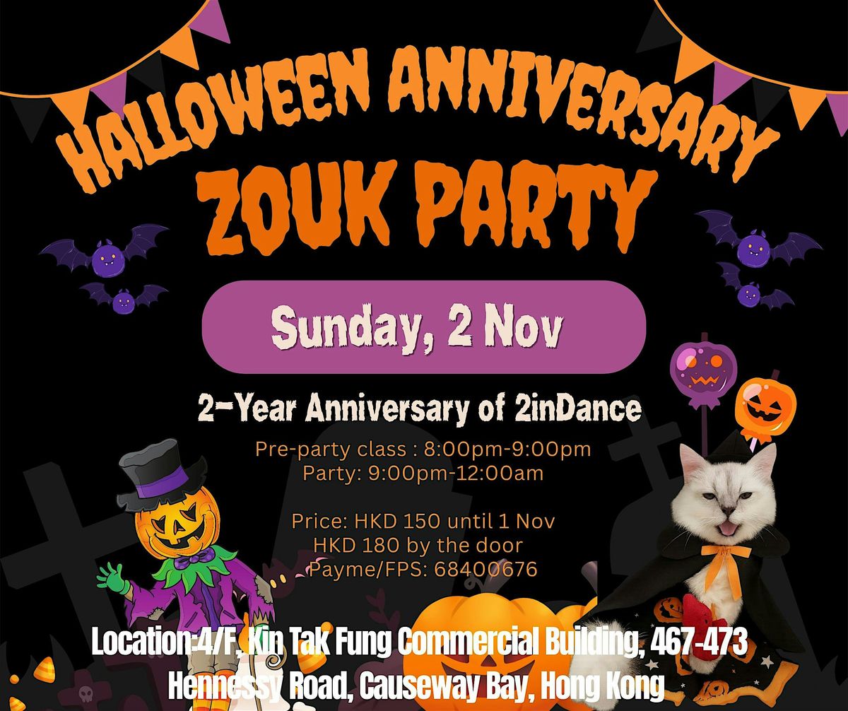 Halloween Anniversary - Zouk Party