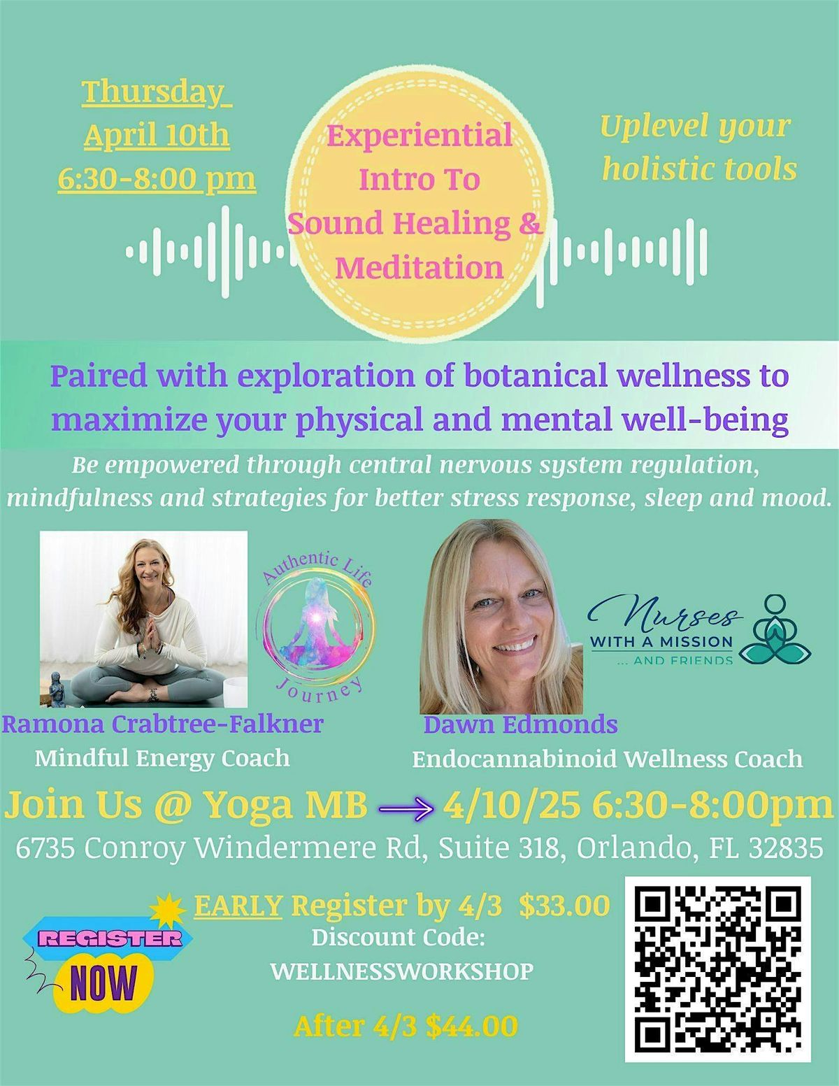 Intro To Sound Healing & Meditation and Botanical Wellness