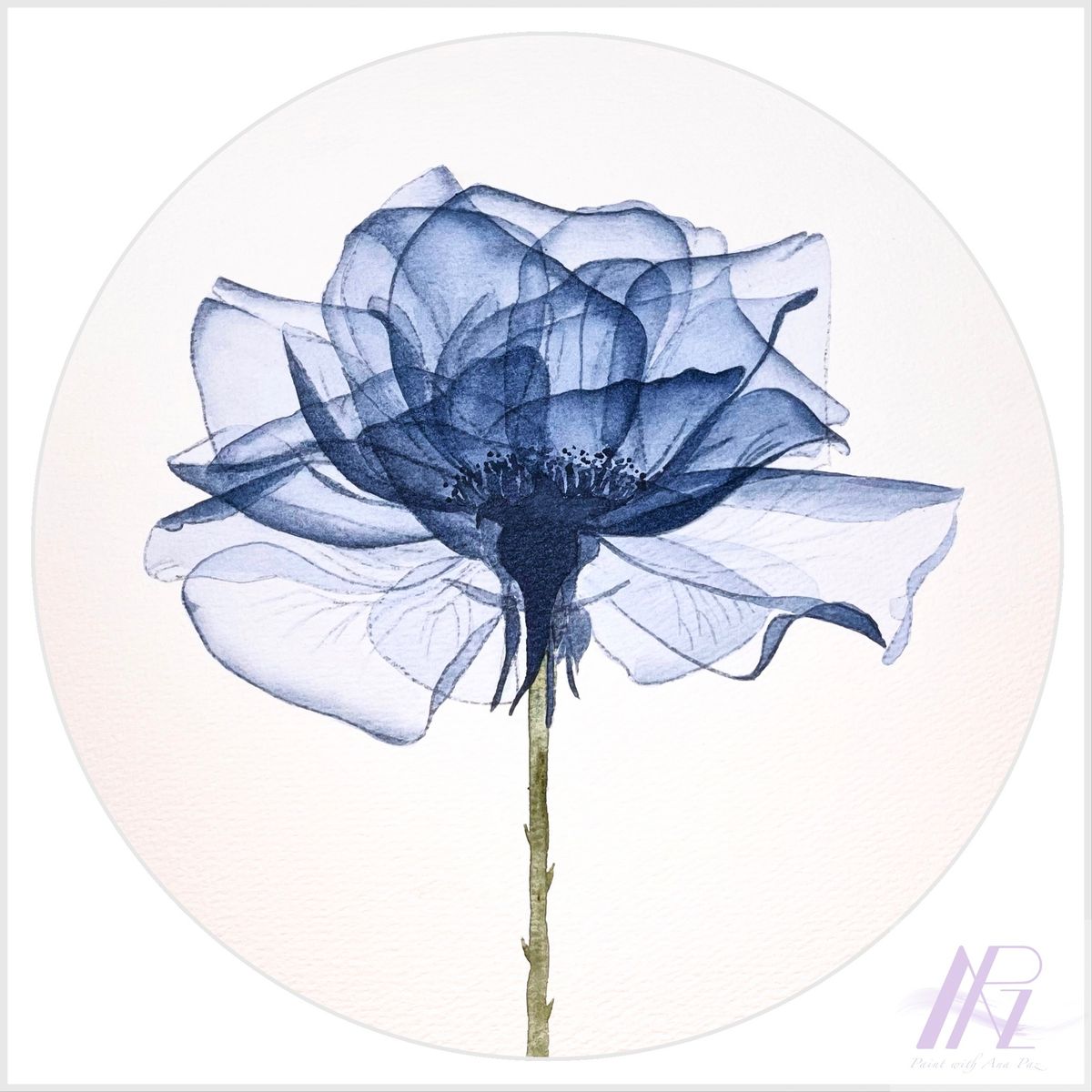 NEW Acrylic Ink Workshop: Transparent Flowers