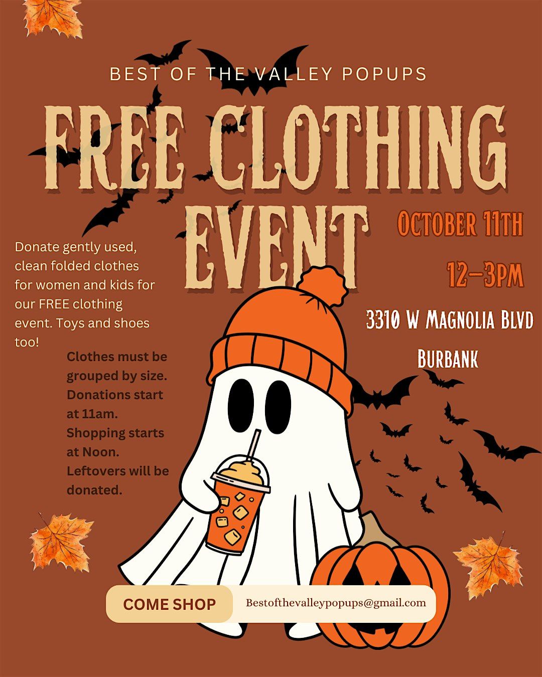 Harvest Free Clorhing Event