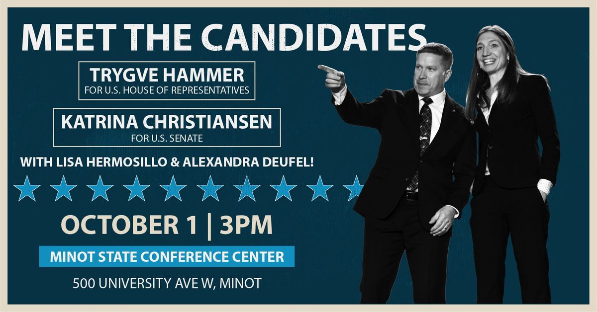 Meet the Candidates | Town Hall with Trygve Hammer & Katrina Christiansen