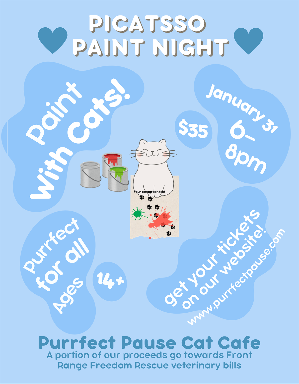 PiCatsso Paint Night - Paint With Cats!!!