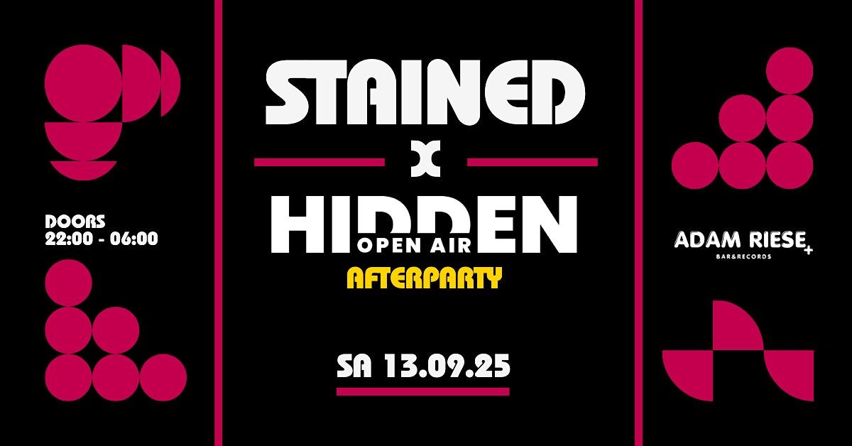 STAINED x HIDDEN AFTER HOURS