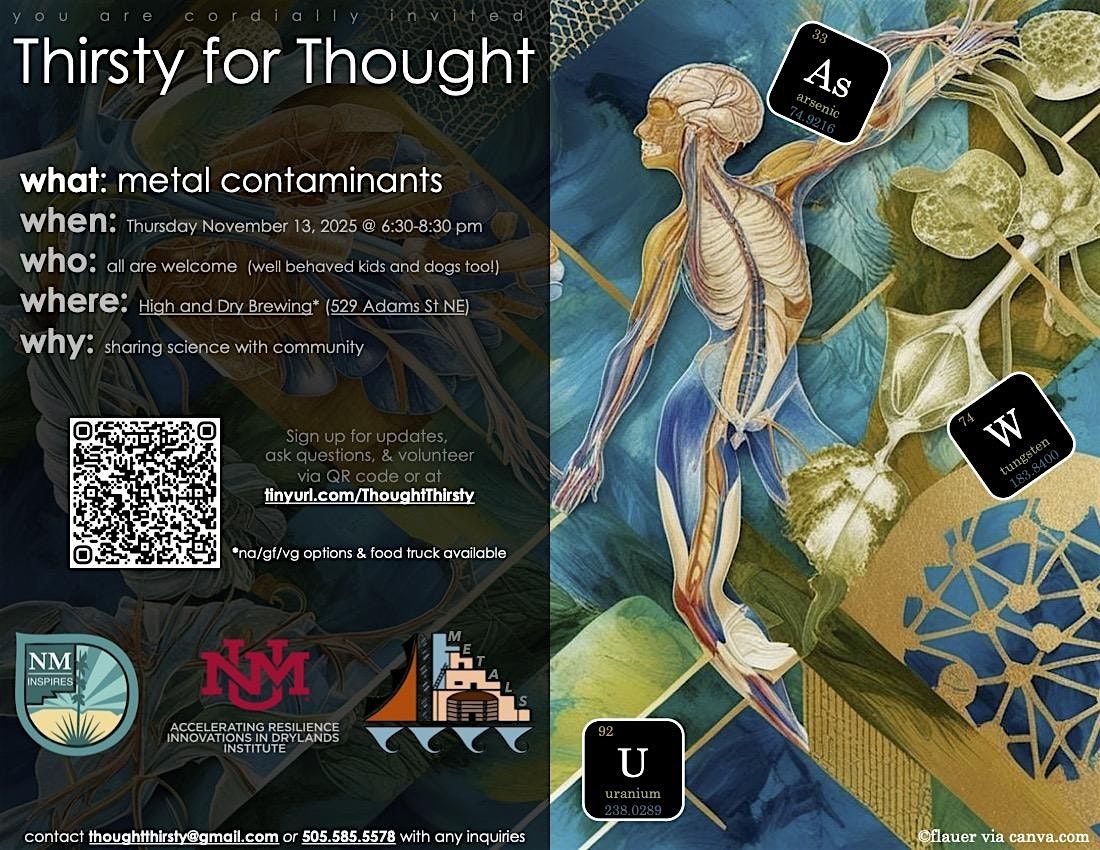 *free* metal contaminants SciComm event!