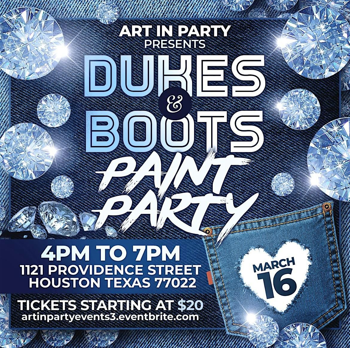 Dukes & Boots Paint Party