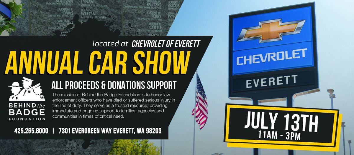 Annual Car Show Presented by Chevrolet of Everett