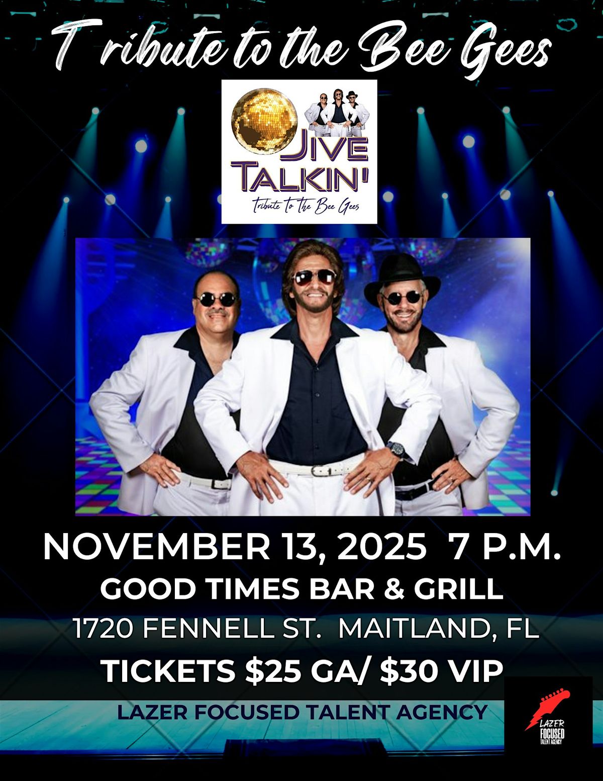 BEE GEES TRIBUTE - JIVE TALKIN