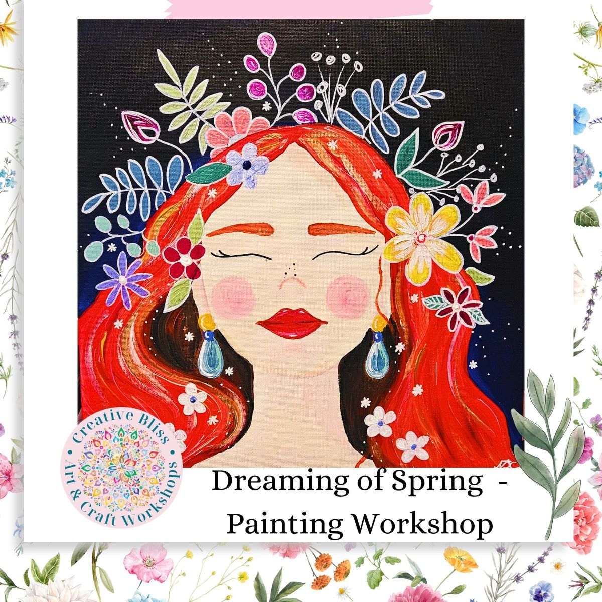 Dreaming of Spring - Paint & Prosecco Workshop