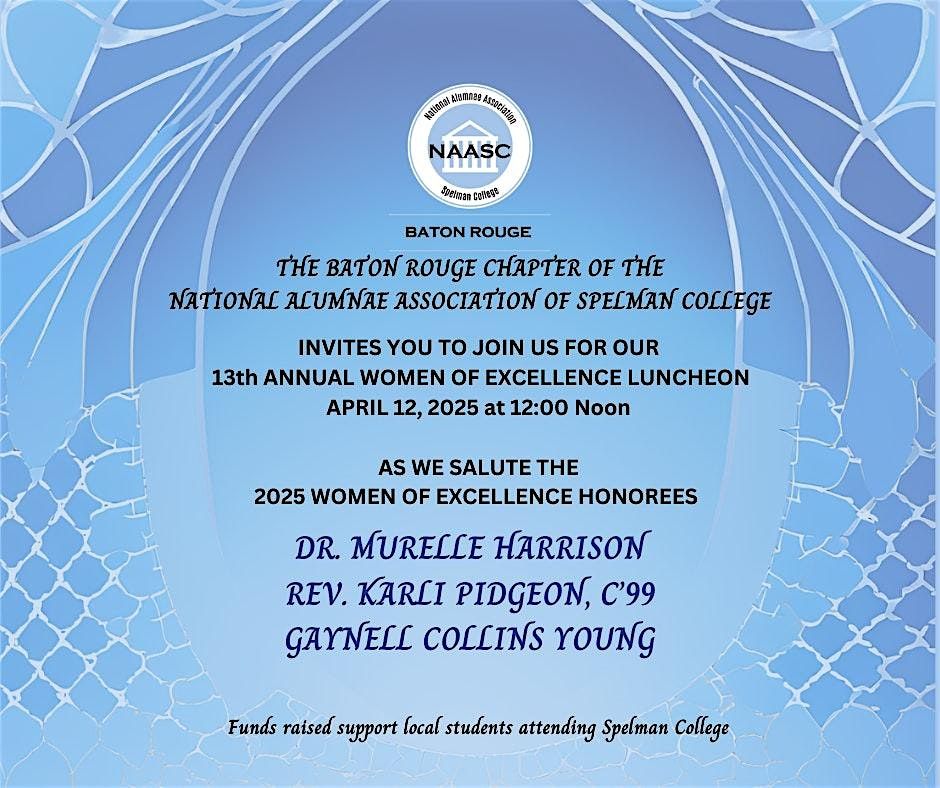 13th Annual Women of Excellence Luncheon