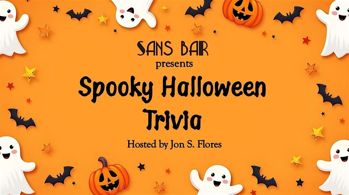 Sans Bar presents: Spooky Halloween Trivia