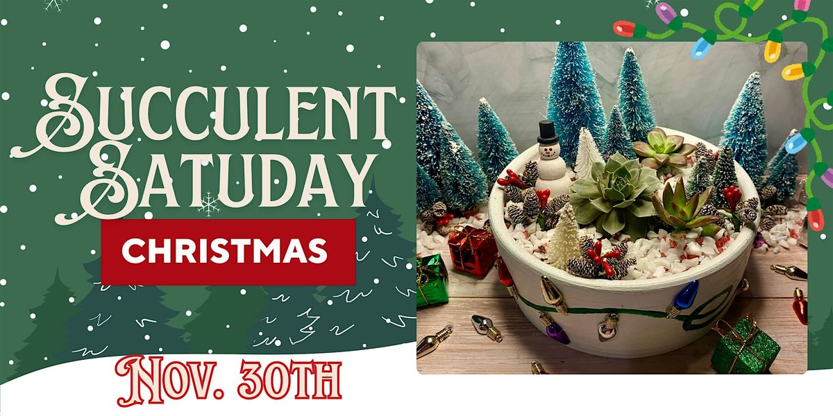 Succulent Saturday Christmas Theme