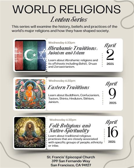 Lenten Series - World Religions