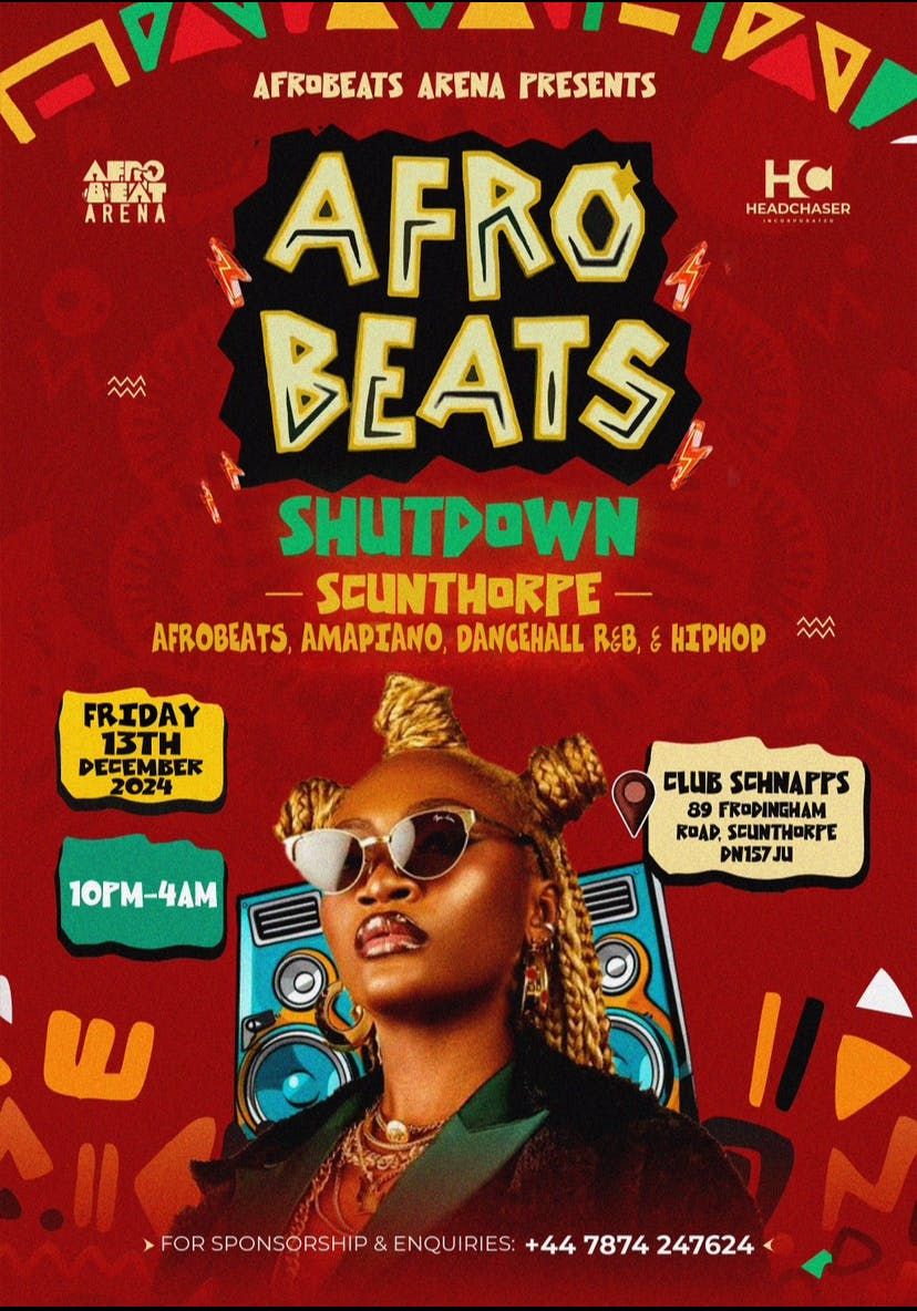 AFROBEAT SHUTDOWN SCUNTHORPE 