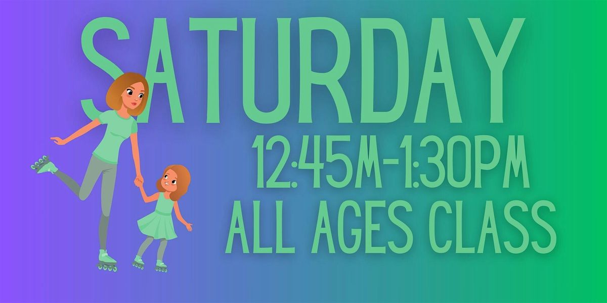 All Ages Learn to Skate Class (ages 3+) Admission only skate rental extra