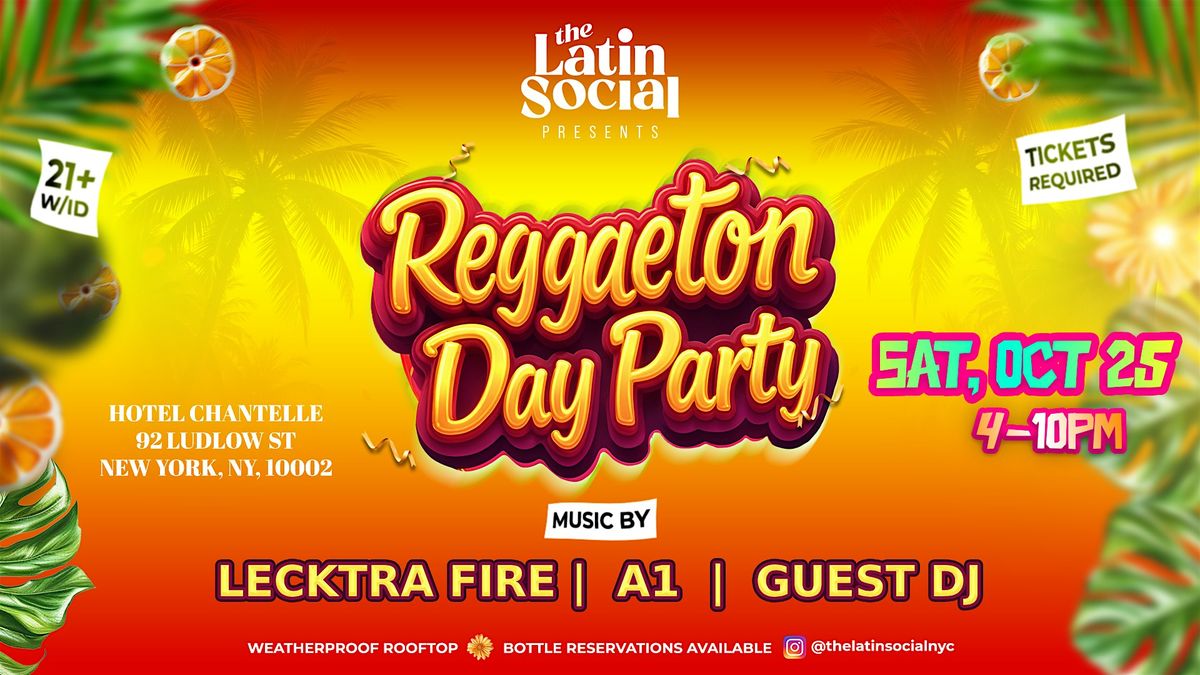 Travesuras Reggaeton Day Party NYC \u2013 Hotel Chantelle Rooftop