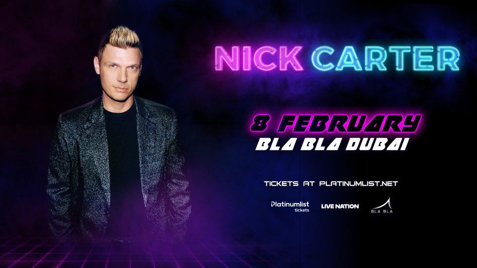 Nick Carter at Bla Bla - Live in Dubai