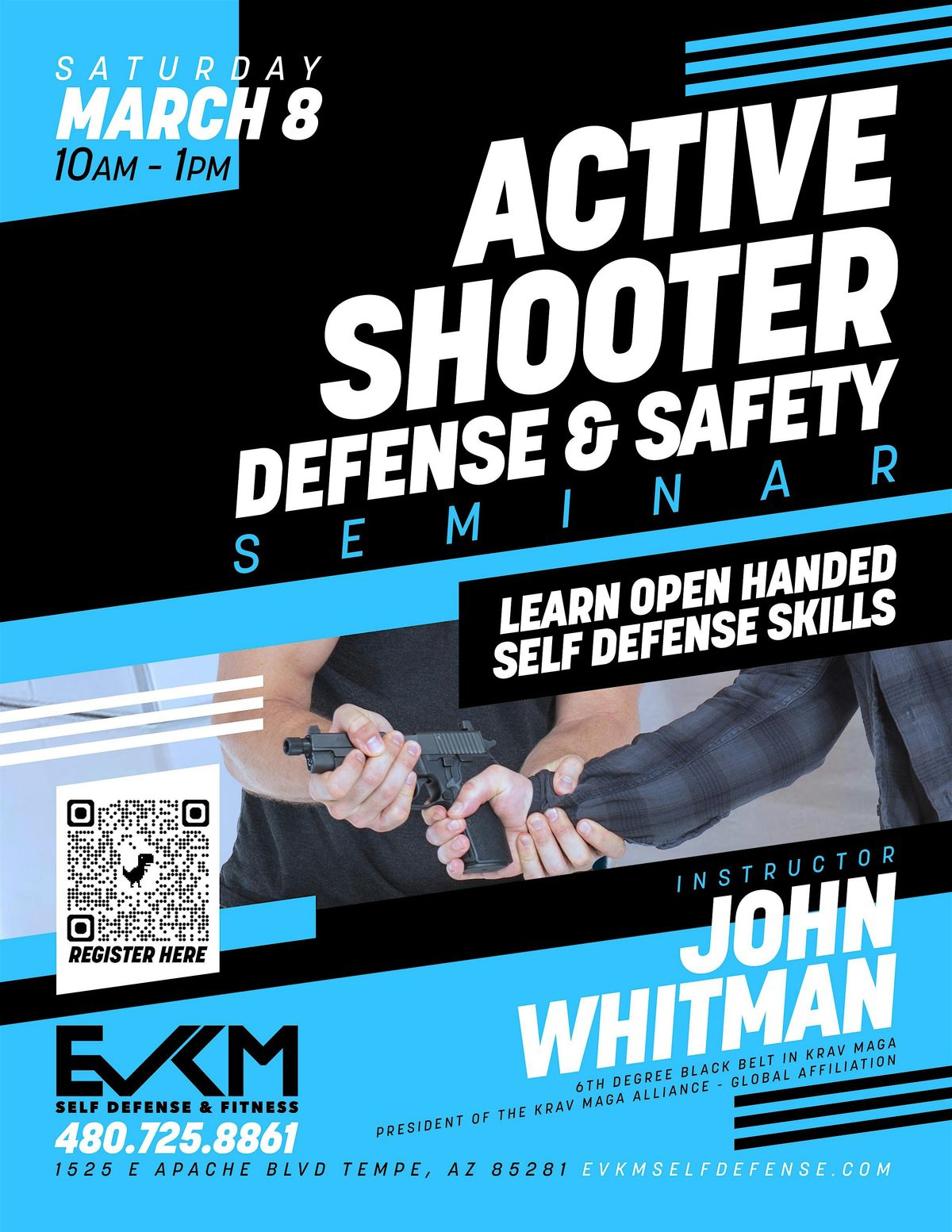 Active Shooter Defense & Safety seminar with John Whitman @ EVKM