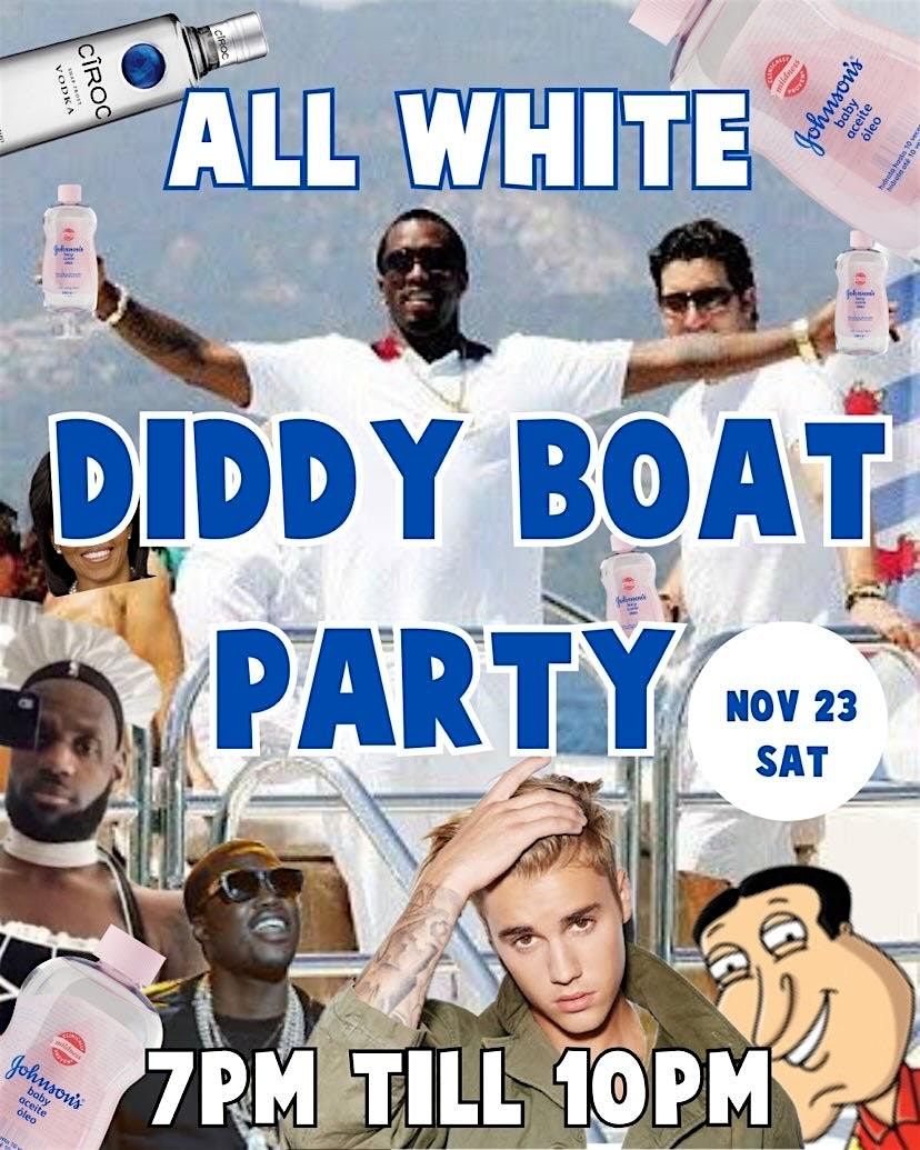 DIDDY ALL WHITE BOAT PARTY